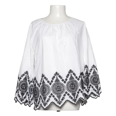 Bluse (Hvid, Sort) fra Kate Storm Bomuld