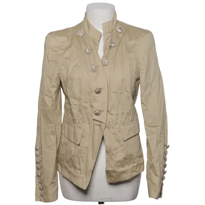 Veste (Beige) de Cassani Coton, Fibre métallique, Polyester