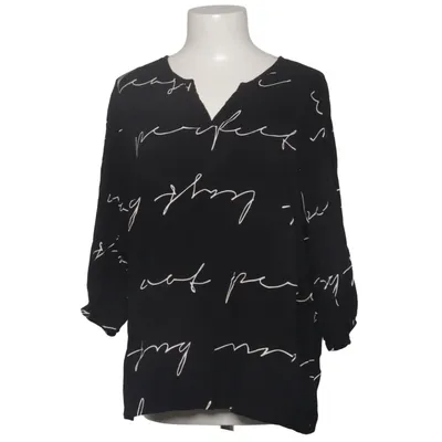 Blouse (Black, White) from Doris Streich