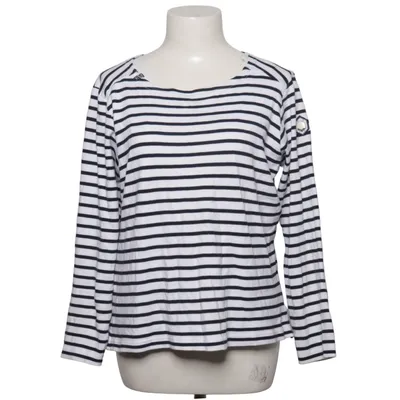 Long sleeve T-shirt (Blue, White) from Voile Bleue Cotton