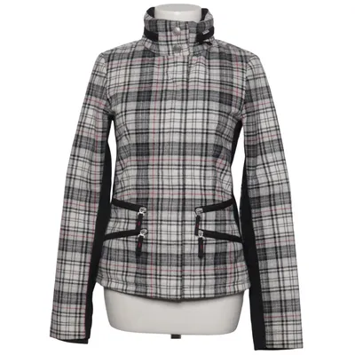 Skijacke (Grau, Schwarz, Weiß) von Bogner Elasthan, Polyamid, Polyester, Polyurethan, Wolle