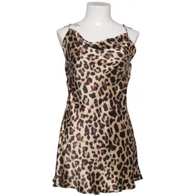 Kjole (Beige, Brun, Sort) fra Zara Polyester