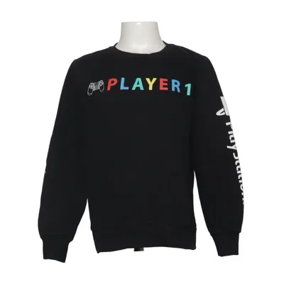 Sweatshirt (Black, Multicolored) from Playstation Cotton, Polyester, Viscose