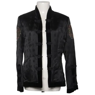 Jacket (Black) from Nicowa Silk, Viscose
