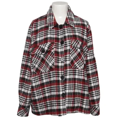 Overshirt (Red, White, Black) from Via Cortesa Acrylic, Cotton, Polyamide, Polyester, Viscose, Wool