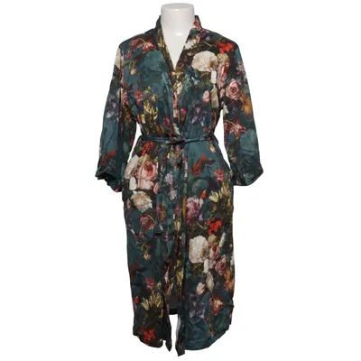 Wrap dress (Green, Multicolored) from Essenza Cotton