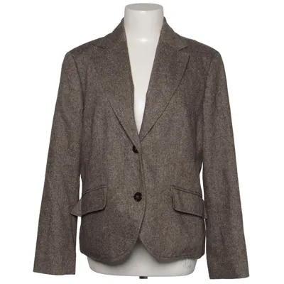 Blazer (Grå, Brun) fra ESPRIT Collection Acetat, Polyester, Silke, Viscose, Uld