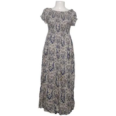 Maxikleid (Blau, Beige) von Classic Fashion Collection Baumwolle, Viskose