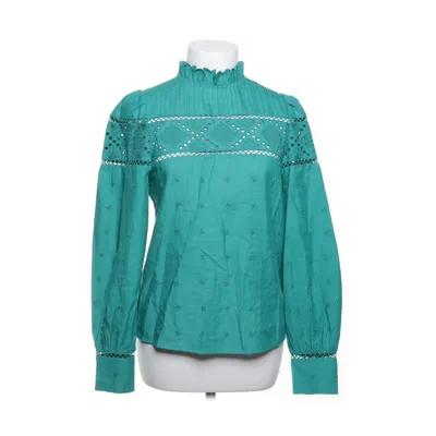 Chemise (Vert) de Sézane Coton, Lin, Polyester