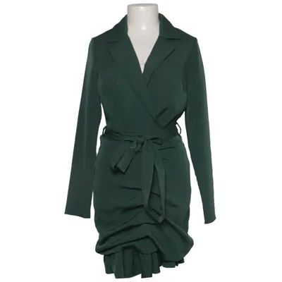 Wrap dress (Green) from Missguided Elastane, Polyester