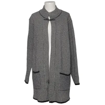 Cardigan (Black, White) from Hajo Polyamide, Wool