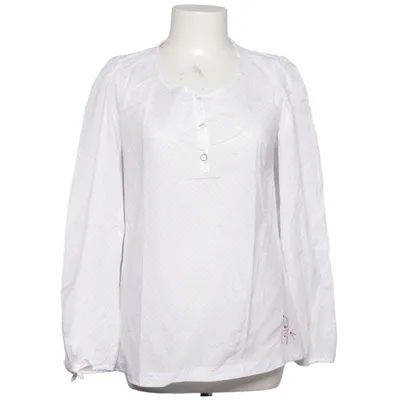 T-shirt manches longues (Blanc, Rose) de Adelheid Coton