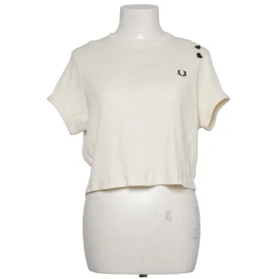 T-shirt (Beige) fra Fred Perry Bomuld, Elastan, Genanvendt polyester