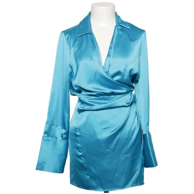 Wickelkleid (Blau) von Zara Elasthan, Polyester