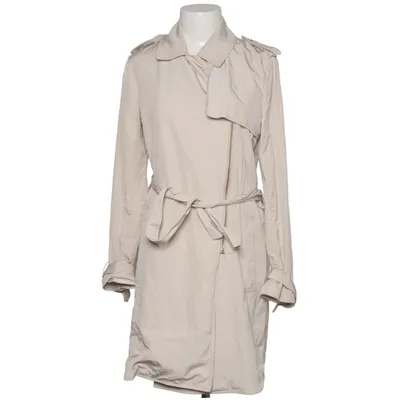 Trench coat (Beige) from Mango Basics Cotton, Polyamide, Polyester