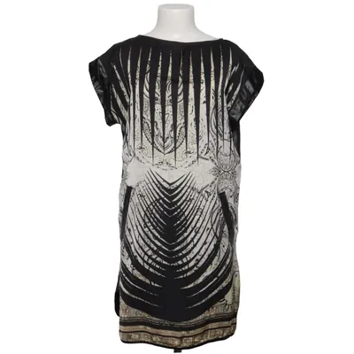 Kleid (Schwarz, Beige, Mehrfarbig) von Miss Miss by Valentina Elasthan, Polyester