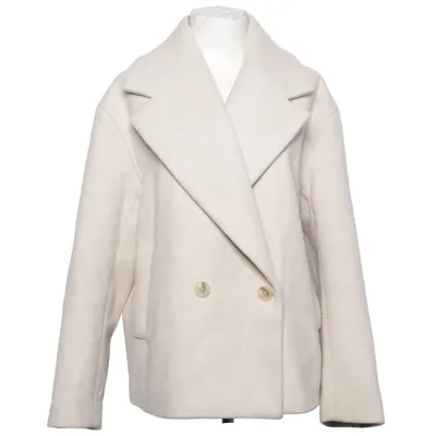 Erwt jas (Beige) van Reserved Polyester, Wol