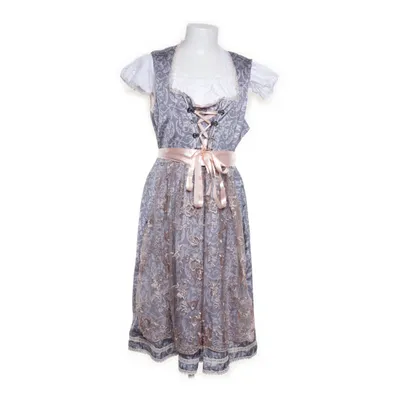 Dirndl (Grå, Pink, Hvid) fra Fuchs Trachtenmoden