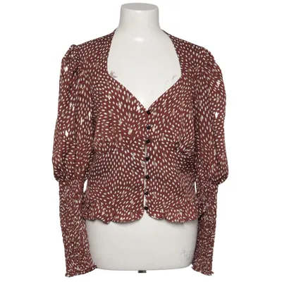 Blouse (Brown, White, Gold) from Outrageous Fortune Polyester