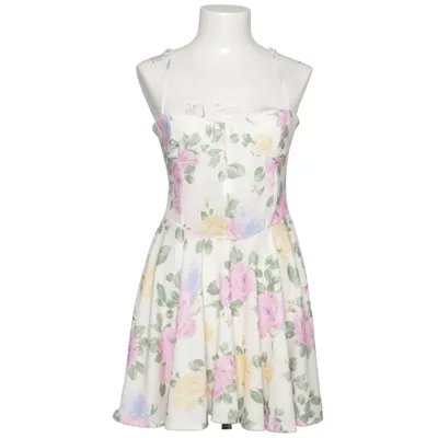 Klänning (Vit, Rosa, Gul, Flerfärgad) från Zara Polyester