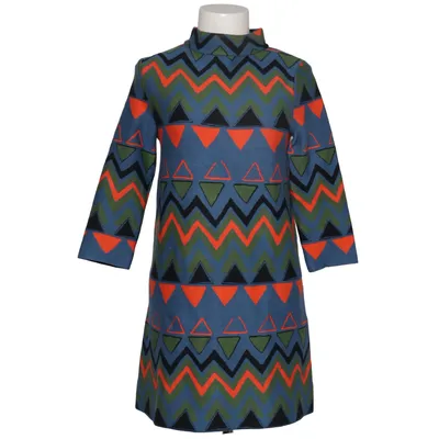 Jurk (Blauw, Meerkleurig) van Issa London Elastaan, Viscose