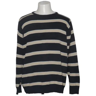 Sweater (Blå, Beige) fra Camargue Akryl, Bomuld