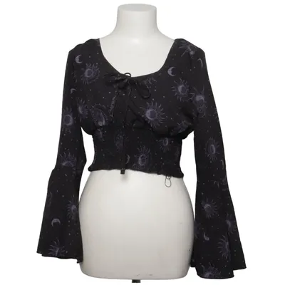 Crop Top (Schwarz) von Romwe Polyester
