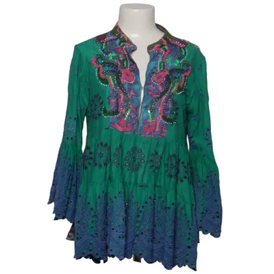 Blouse (Green, Blue, Multicolored) from Antica Sartoria Cotton