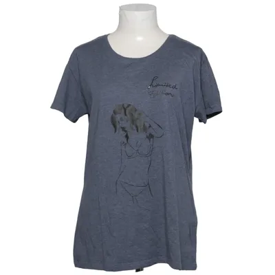 T-shirt (Blauw) van Premium Women Katoen, Polyester