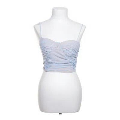 Crop top (Blue) from GiorGia Elastane, Polyamide, Polyester