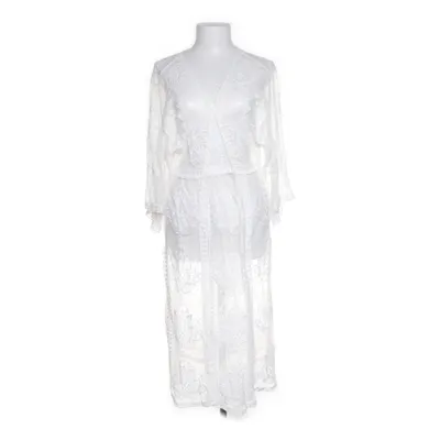 Strandkjole (Hvid) fra Shein Polyamid, Polyester