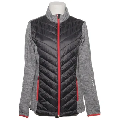 Jacka (Grå, Svart, Röd) från Damen Elastan, Polyester