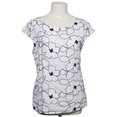 Top (Hvid, Sort) fra Lungo L'arno Bomuld, Linned