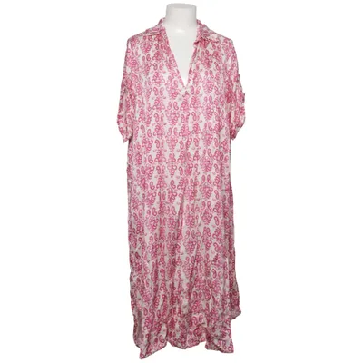 Maxi jurk (Roze, Wit) van Farfalla Zijde, Viscose