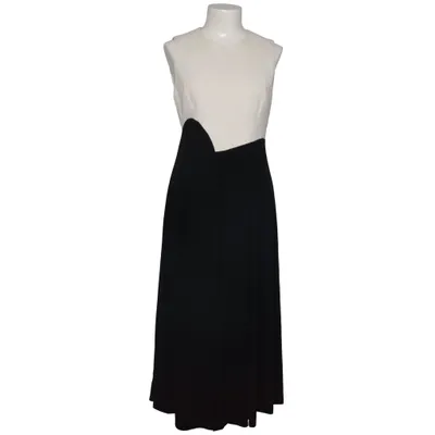 Kjole (Hvid, Sort) fra Paule KA Acetat, Bomuld, Polyester