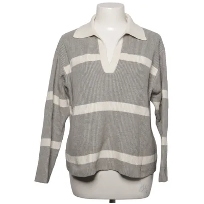 Sweater (Gray, White) from Mango Polyamide, Polyester, Viscose