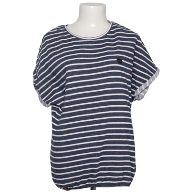 T-shirt (Blauw, Wit) van Naketano Katoen, Polyester