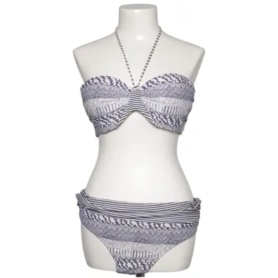 Bikini (Bleu, Blanc) de Beachlife Élasthane, Polyamide