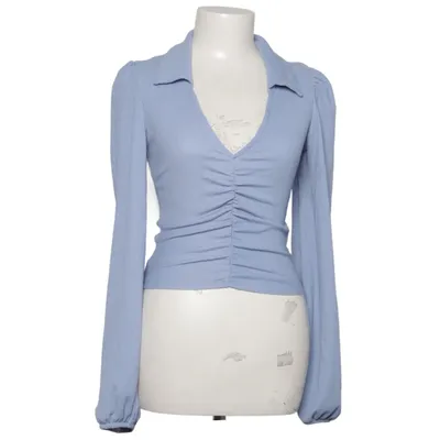 Bluse (Blå) fra Monki Polyester, Elastan