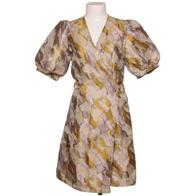 Slå-om-kjole (Grøn, Lilla, Flerfarvet) fra Selected Femme Polyester