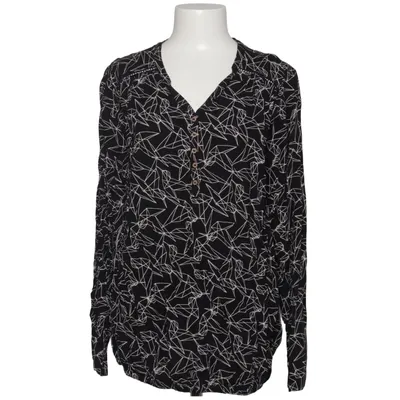 Blouse (Black, White) from Gina Viscose