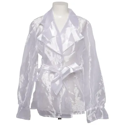 Wikkelblouse (Wit) van Binici