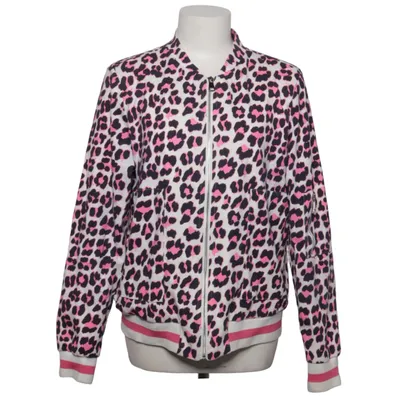 Bomberjacke (Weiß, Pink, Schwarz) von ESViViD Elasthan, Polyamid, Viskose