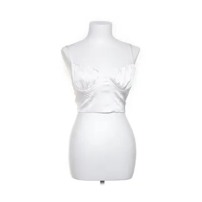 Crop top (Blanc) de Shein Élasthane, Polyester