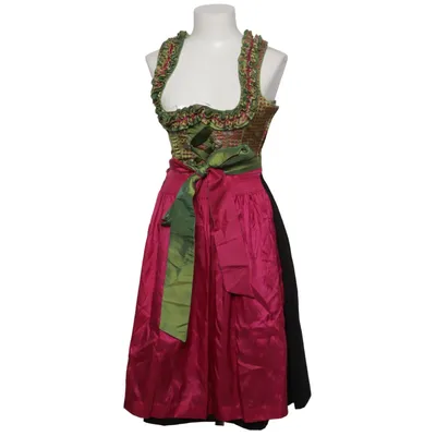 Dirndl (Green, Pink, Multicolored) from Country Line Cotton, Polyester