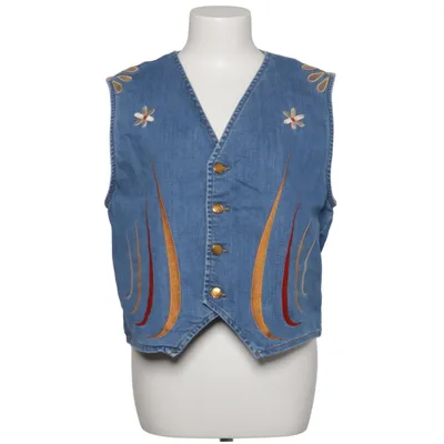Jeansväst (Blå, Flerfärgad) från The Hippie Shake Bomull, Elastan, Polyester