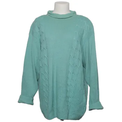Pul à col roulé (Vert) de Fun Wear Angora, Polyamide, Soie
