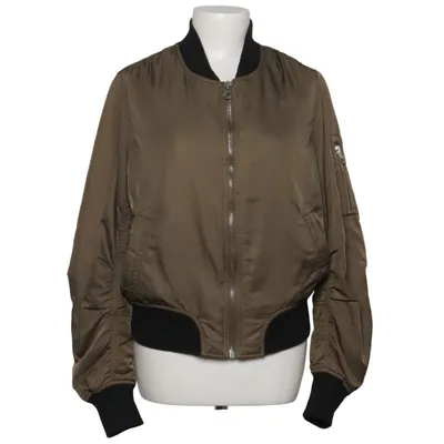 Bomberjacka (Grön, Svart) från Topshop Elastan, Polyester, Viskos