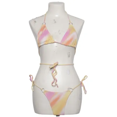 Bikini (Geel, Roze, Oranje, Wit, Meerkleurig) Elastaan, Polyester