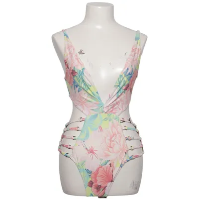 Badpak (Roze, Meerkleurig) van River Island Resort Elastaan, Polyester